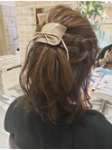 【GRANDEUR焼津店】ハーフアップ×ヘアアレンジ