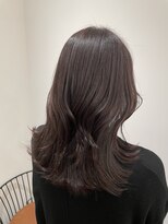 【LILIANA】ラベンダーカラーにレイヤーカット