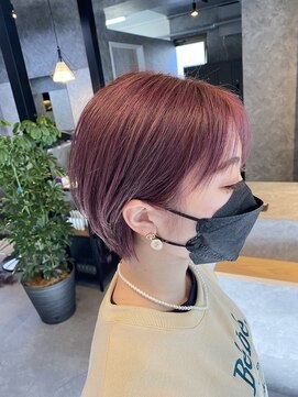 ザ シーワークス(THE Cworks) ピンクベージュショート