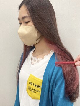 コード 四条河原町駅店(CHORD) 京都　河原町　インナーカラー　ピンクカラー　ツートンカラー