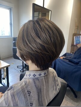 スターズ 渋谷(STARS) ハンサムショート×ベージュ