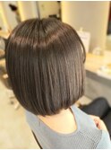前下がり×ネイビーハイライト