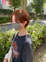 ラヴィズム 名駅店(LUVISM) ショートカット丸みショート耳掛けハンサムショート10代20代30代