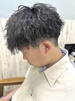 アルモ ヘア フア 東静岡(ALMO hair HUA) 【メンズツーブロツイストスパイラル強め】