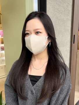 シェルハ(SHELHA) レイヤーカット サイドバング ナチュラルカラー グレージュ