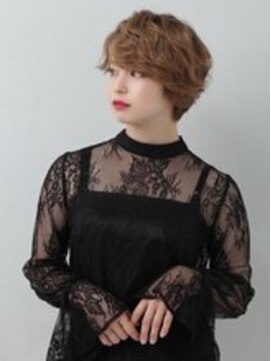 ヘアーカッティングガーデン ジャック モアザン 松山店 ショートパーマ/無造作［松山市駅/白髪ぼかし］