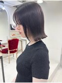 3分で巻けるパツっとボブ*ロイヤルラベンダー*顔周りカット