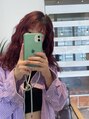 オーブ ヘアー ヴォーチェ 岡山店(AUBE HAIR voce) NewHair♪くるくるチェリーレッドになりました！