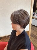 ショートボブハイライト