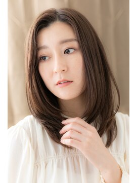 カバーヘアアンドスパ ブリス 浦和(COVER HAIR&SPA bliss) 前下がりレイヤーかきあげヘルシースタイルZ浦和30代40代50代