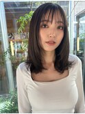 レイヤーカット☆顔周りレイヤー☆韓国ヘア☆30代☆20代