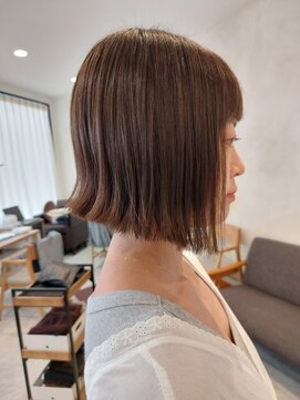 カムバイネオリーブ 溝の口店(Cam by neolive) ☆切りっぱなしボブ・ピンクベージュ☆