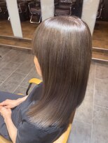 アイコニック 日進梅森台店(ICONIQ)&nbsp;脱白髪染め×髪質改善/オリーブグレージュ