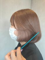 ラヴィズム 長岡店(LUVISM)&nbsp;ミディアム/セミロング/コテ巻き/ベージュ新潟長岡宮関