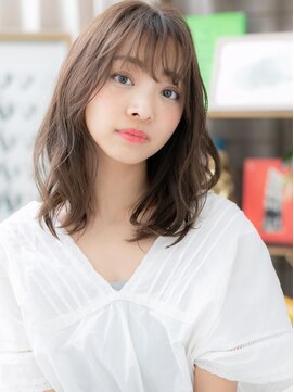 カバーヘア ブリス 上尾西口店(COVER HAIR bliss) シースルーバングニュアンスパーマセミディc6上尾20代30代40代