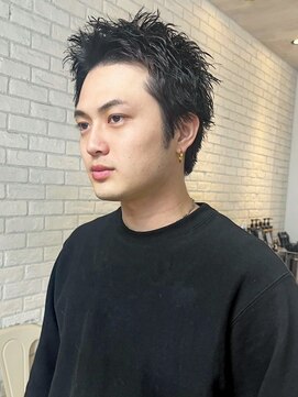 アイティー バイ アルバム 浦和店(IT by ALBUM) スパイキーショートブルーブラックスペインカール_ba502381