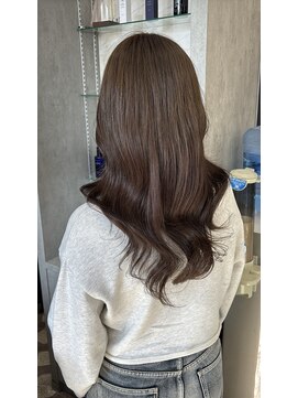 ジルバイジゼル(JILL by GiseL) ロング　オリーブブラウン　ブリーチ無し