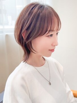 ルエ(rue) 大人可愛い20代30代40代50代ウルフレイヤーボブ丸みショートボブ