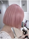くびれヘア/アプリコットオレンジ/夏のヘアアレンジ/梅田