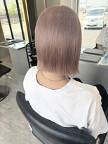 レノ 直江店(RENO)&nbsp;切りっぱなし/ハイトーンカラー/金沢美容室