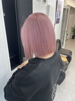 ペレ 渋谷(PELE)&nbsp;くびれヘア/アプリコットオレンジ/夏のヘアアレンジ/渋谷