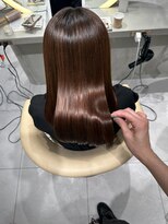 ロンドルピナス 小倉(Lond Lupinus) ミディアムヘア暗めカラー/デザインカラー/フェイスフレーミング