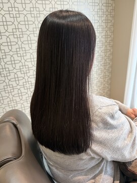 グランデ(grande) 髪質改善トリートメント/セミロング/ブラウンカラー