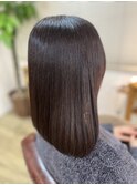 前下がり内巻きボブ