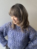 ラフ バイ マグ 南松本(R.A.F. by Mag)&nbsp;大人可愛いミルクティーカラーローライトウルフレイヤーカット