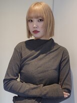 ニコフクオカヘアーメイク(NIKO Fukuoka Hair Make)&nbsp;[NIKO]ハイトーンボブ/ホワイトベージュ