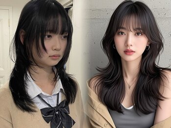 ウルフカット 811 大阪梅田 女性専用サロン ボブウルフカット