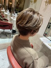 ヘアデザイン アンジェリク(HAIR DESIGN ANGELIQUE)&nbsp;白髪ぼかしグレージュ+ハイライト