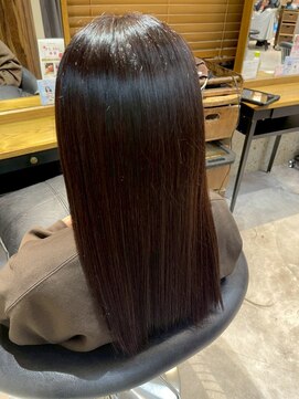 ヘアリゾート粋 トゥジュ 池袋東口店(tujuh) 透明感/ダークブラウン/ナチュラル/髪質改善