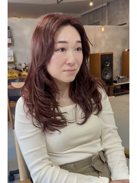 クラシカ(classika) チェリーレッド×レイヤーカット♪