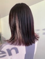 エバーグリーン(ever Green)&nbsp;ピンクラベンダーカラー×肩下ロブ