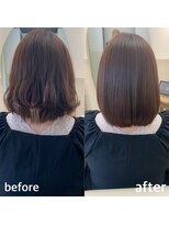 リブ(LIV)&nbsp;多毛を扱いやすくする髪質改善縮毛矯正ボブ