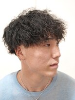 メリケンバーバーショップ コウベ(MERICAN BARBERSHOP KOBE)&nbsp;メンズカットバーバースタイルパーママッシュ3