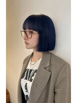 ブランク(BLANK)&nbsp;透け感カラーにボブヘア