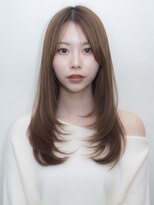 hyon myon/RISEbyREVO 綾瀬店【ヒョンミョン】&nbsp;ハッシュカット/デザインカラー/グレージュ[綾瀬駅/韓国ヘア]