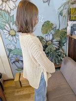 バンビ プライベート サロン(Bambi private salon) オリーブベージュ/切りっぱなしレイヤーボブ/30代40代Bambi松平