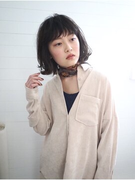 アンド(AND) 透け感ボブ