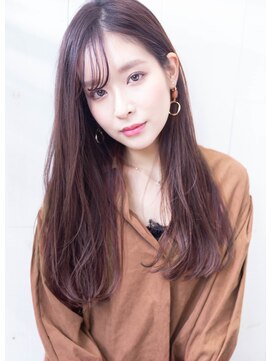 ルーヴル 西宮北口(Louvre) 【透明感☆シースルー前髪】ヘーゼルベージュニュアンスカラー