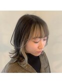 インナーカラー&グレージュ
