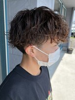 リット×ベリエ(Lit.×belier)&nbsp;波巻きスパイラルツイストスパイラルパーママッシュメンズヘア