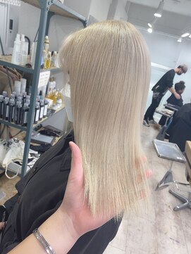 アジールヘア 所沢プロペ通り店(agir hair) ブロンズハイトーン10代20代30代