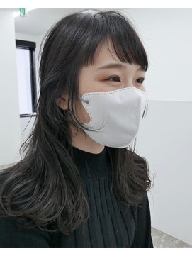 マスタード(MASTARD) フェイスレレイヤーカット×シアーアッシュ