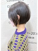 【morio札幌】札幌ショート　大人かわいい黒髪ショートボブ