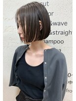 モリオ フロム ロンドン サッポロファクトリー店(morio FROM LONDON)&nbsp;【morio札幌】札幌ショートボブ　大人かわいい黒髪ぱつっとボブ