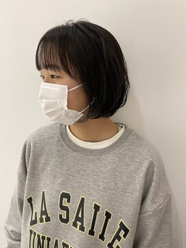 カウチ 板橋本町店(kauti) 乾かすだけで内側にまとまるボブ