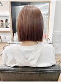 小顔タッセルボブ×美髪[ぱつっとボブ/縮毛矯正/横浜韓国]